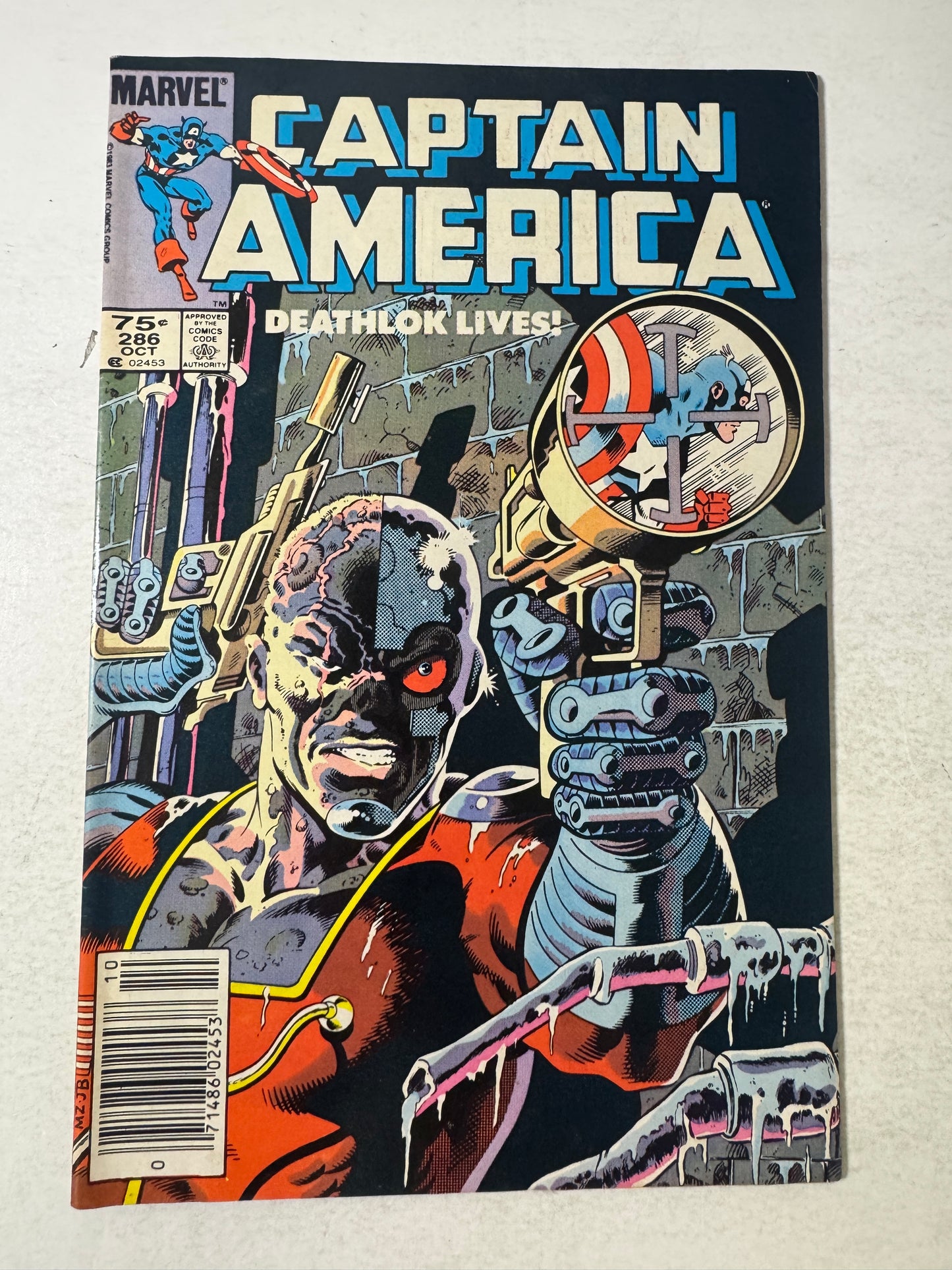 CAPTAIN AMERICA #286 FN Mike Zeck Cover CANADIAN PRICE VARIANT