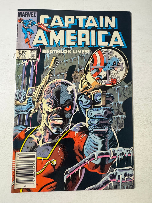 CAPTAIN AMERICA #286 FN Mike Zeck Cover CANADIAN PRICE VARIANT