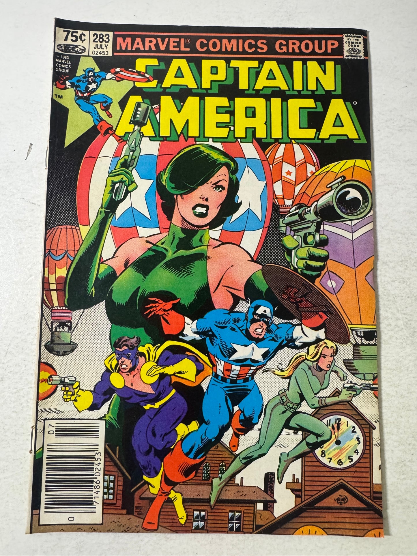 CAPTAIN AMERICA #283 VG/FN Mike Zeck Cover CANADIAN PRICE VARIANT