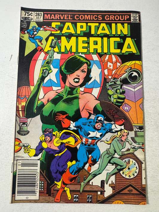 CAPTAIN AMERICA #283 VG/FN Mike Zeck Cover CANADIAN PRICE VARIANT