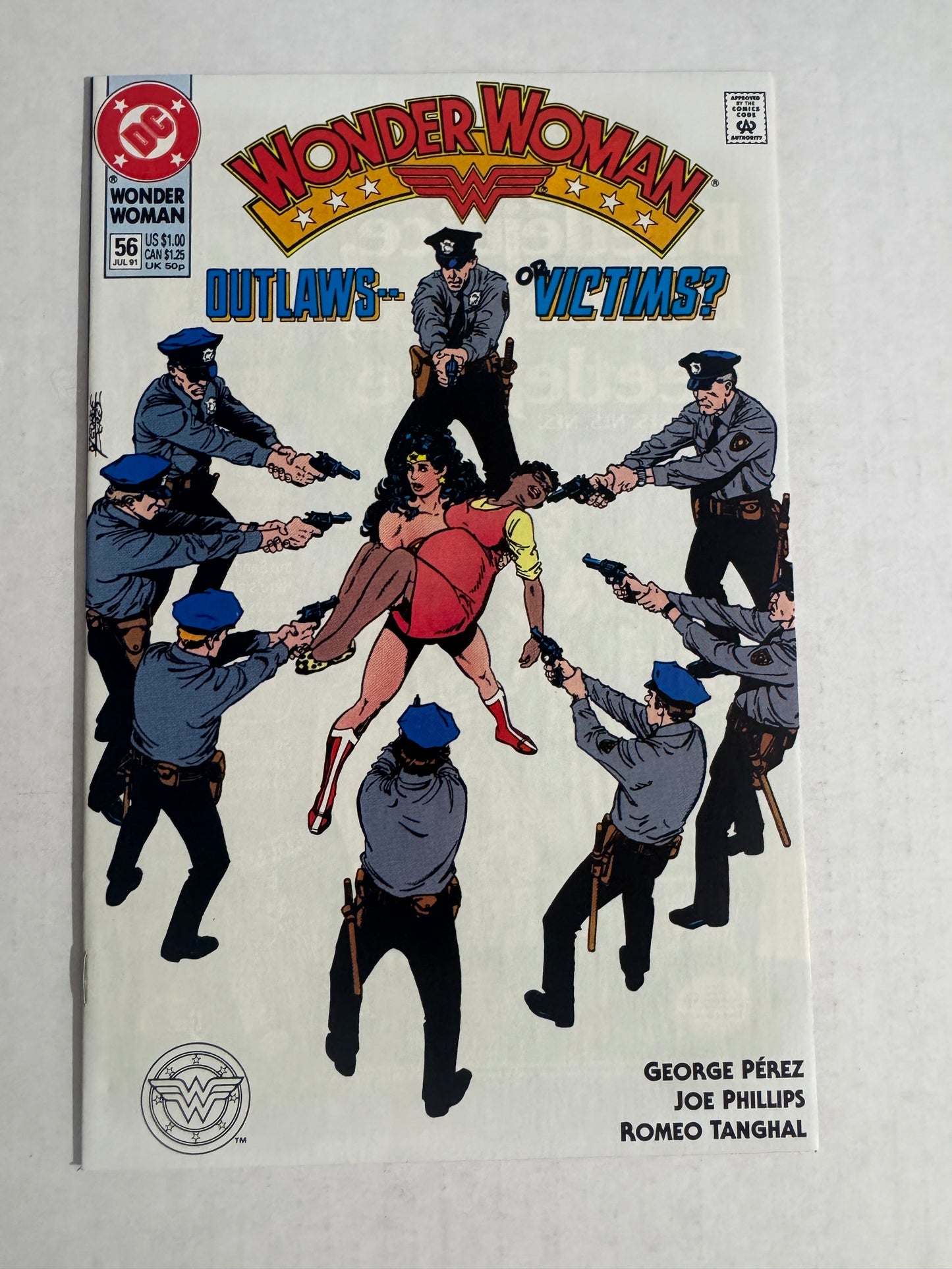 WONDER WOMAN #56 Vol 2 NM George Perez Cover