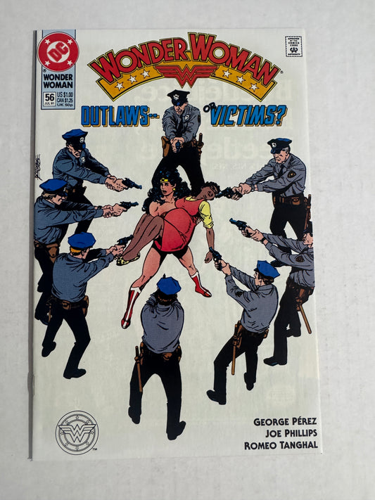 WONDER WOMAN #56 Vol 2 NM George Perez Cover