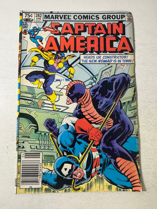 CAPTAIN AMERICA #282 FN CANADIAN PRICE VARIANT
