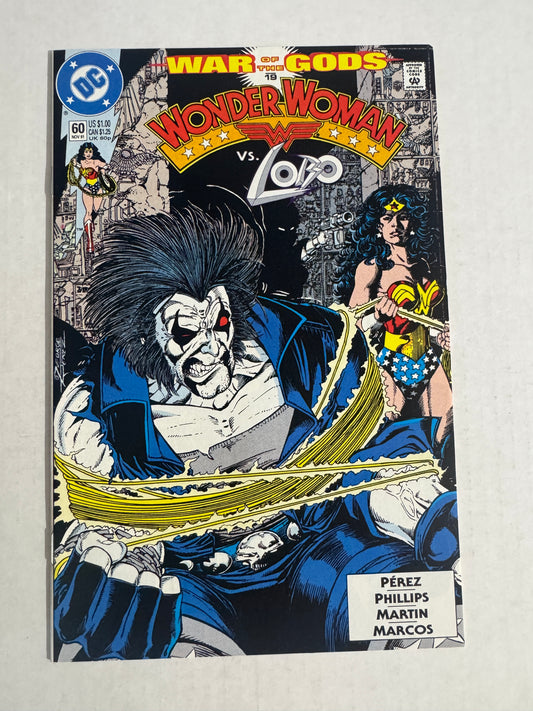 WONDER WOMAN #60 Vol 2 NM George Perez Cover
