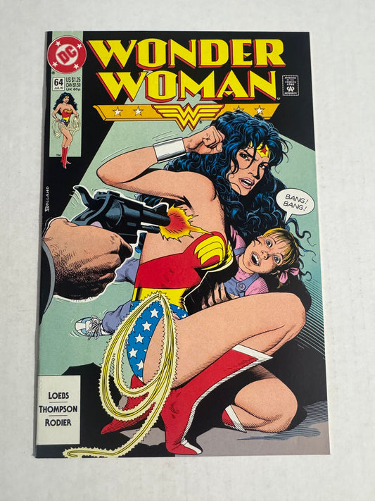WONDER WOMAN #64 Vol 2 NM- Brian Bolland Cover