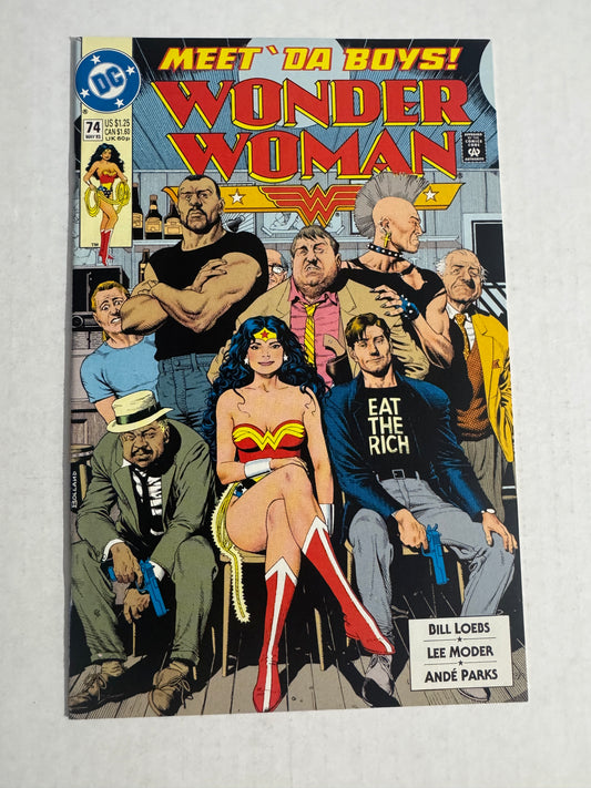 WONDER WOMAN #74 Vol 2 NM Brian Bolland Cover