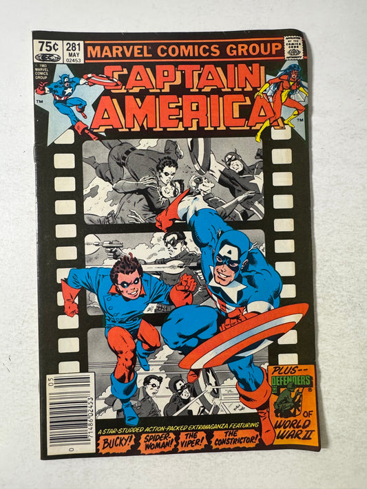 CAPTAIN AMERICA #281 FN/VF CANADIAN PRICE VAIRANT