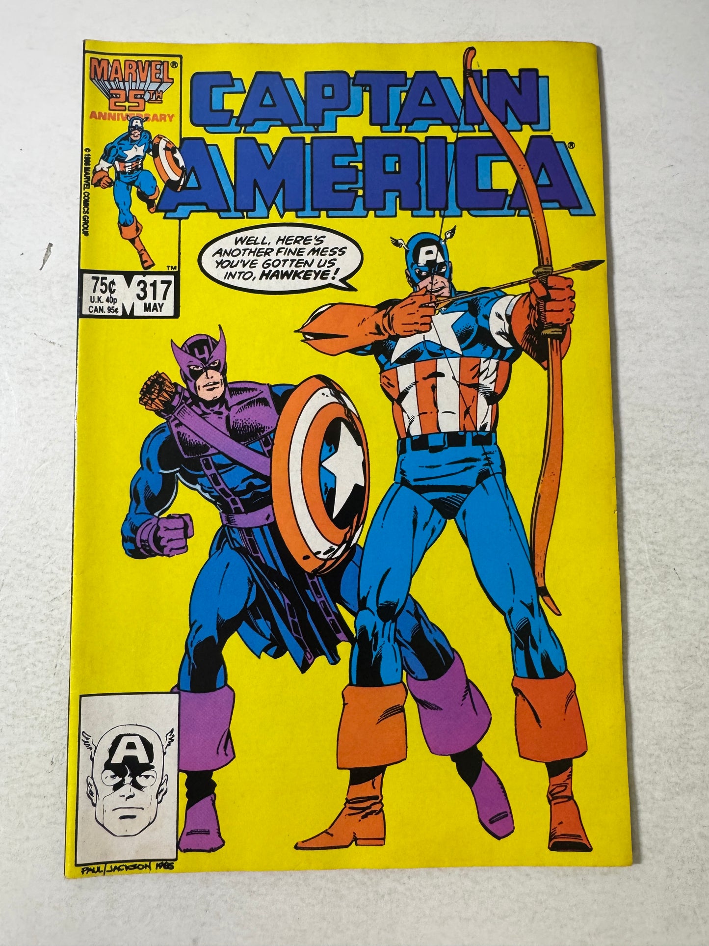 CAPTAIN AMERICA #317 VF-