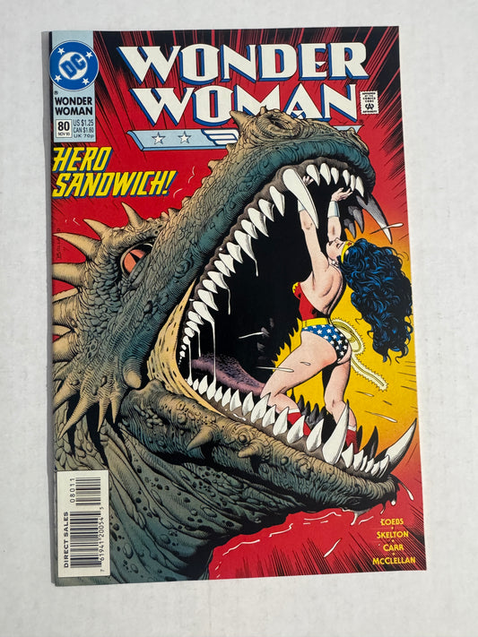 WONDER WOMAN #80 Vol 2 NM Brian Bolland Cover