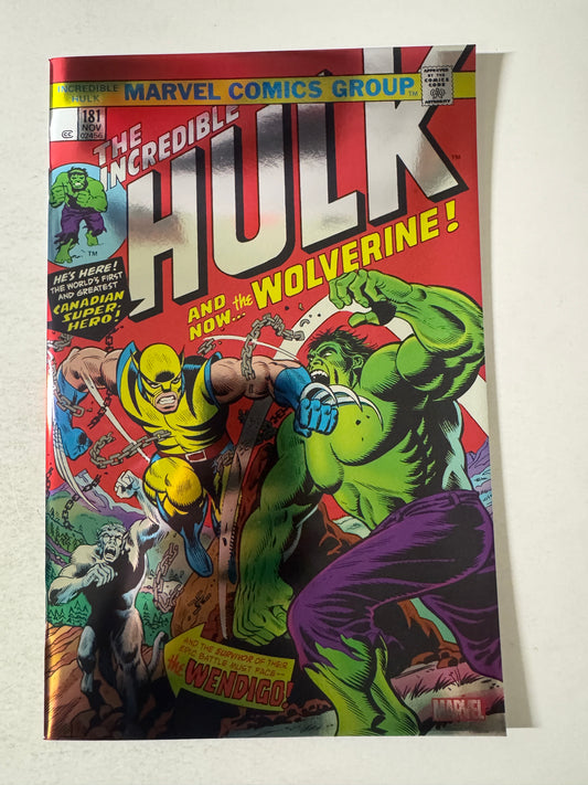 INCREDIBLE HULK #181 NM Foil Facsimile