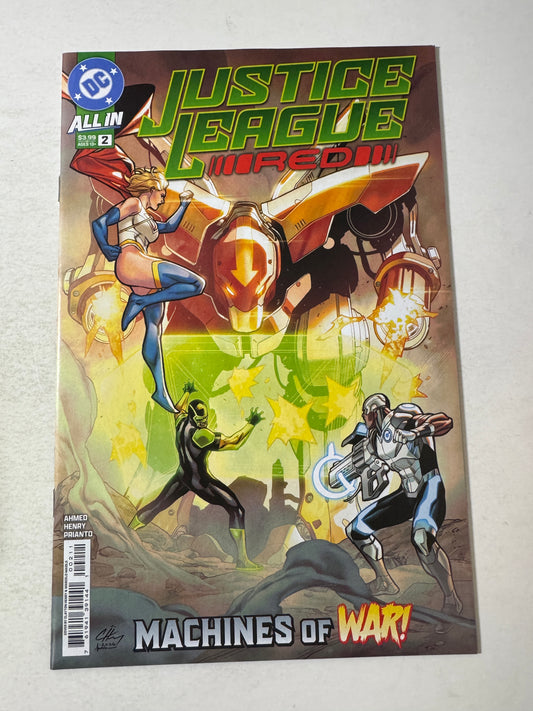 JUSTICE LEAGUE RED #2 NM