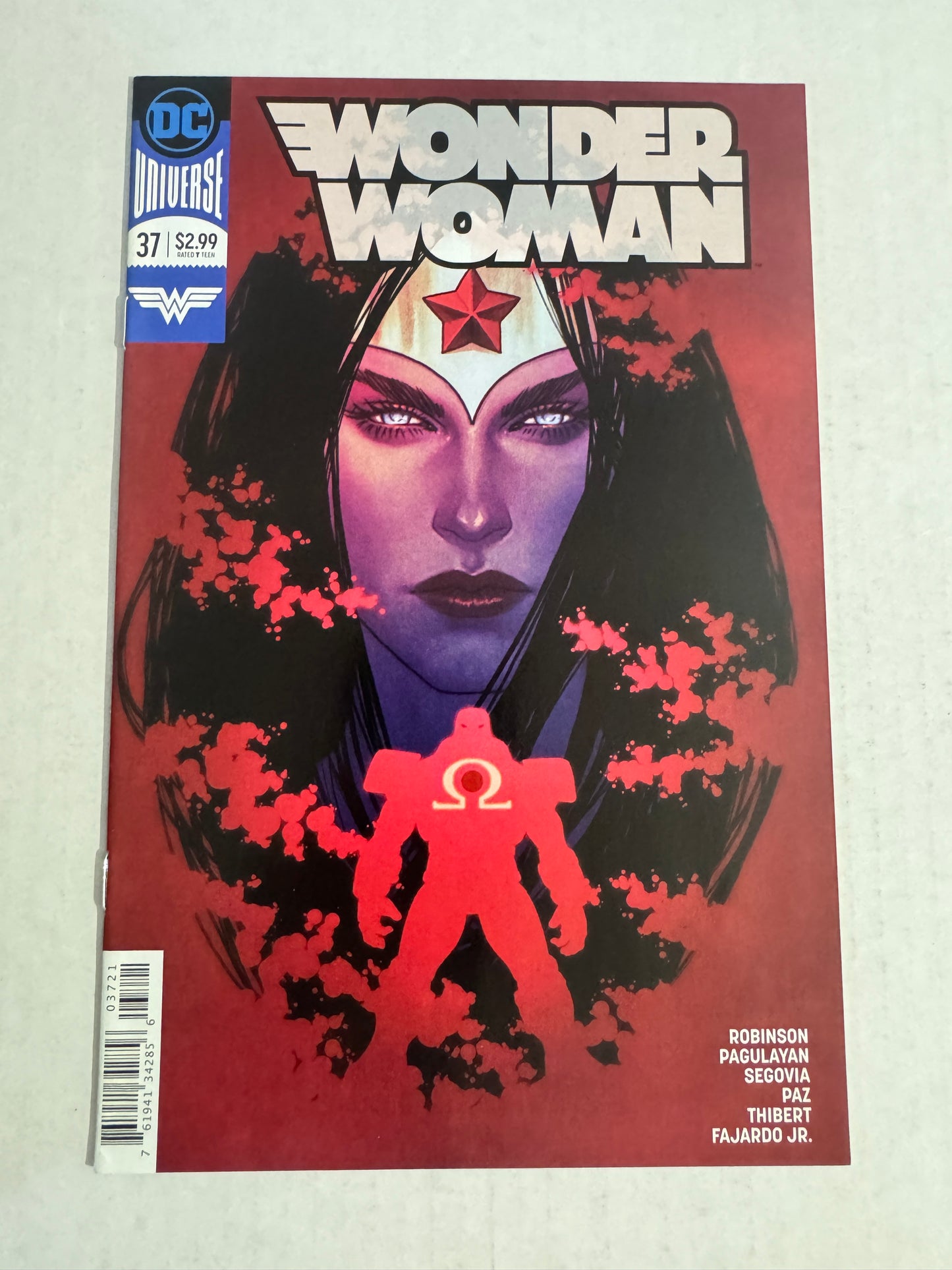 WONDER WOMAN #37 Vol 5 VF+ Jenny Frison Variant