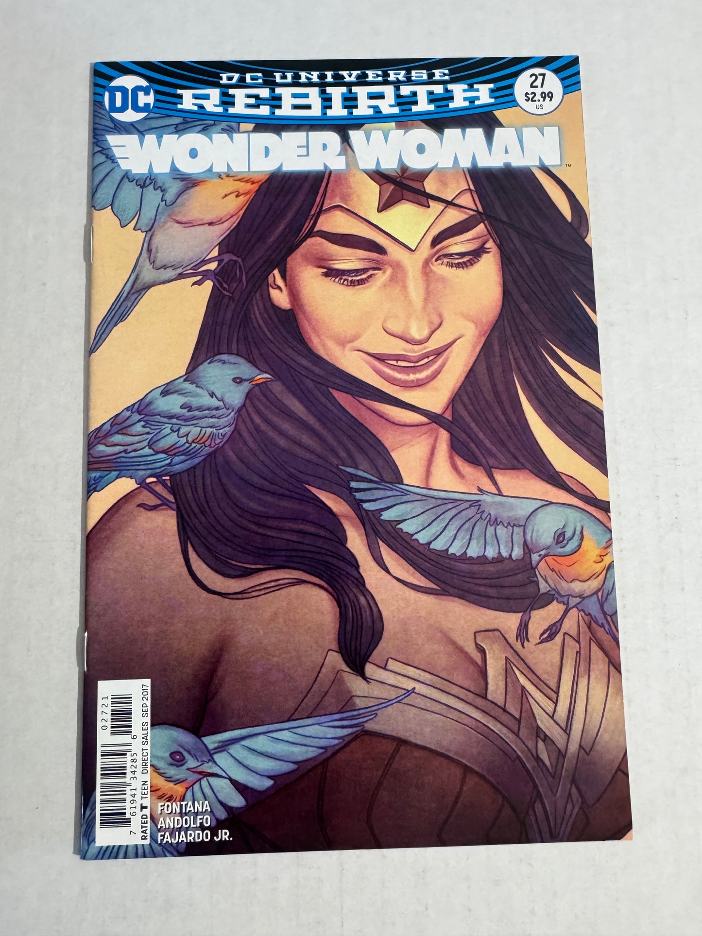 WONDER WOMAN #27 Vol 5 NM Jenny Frison Variant