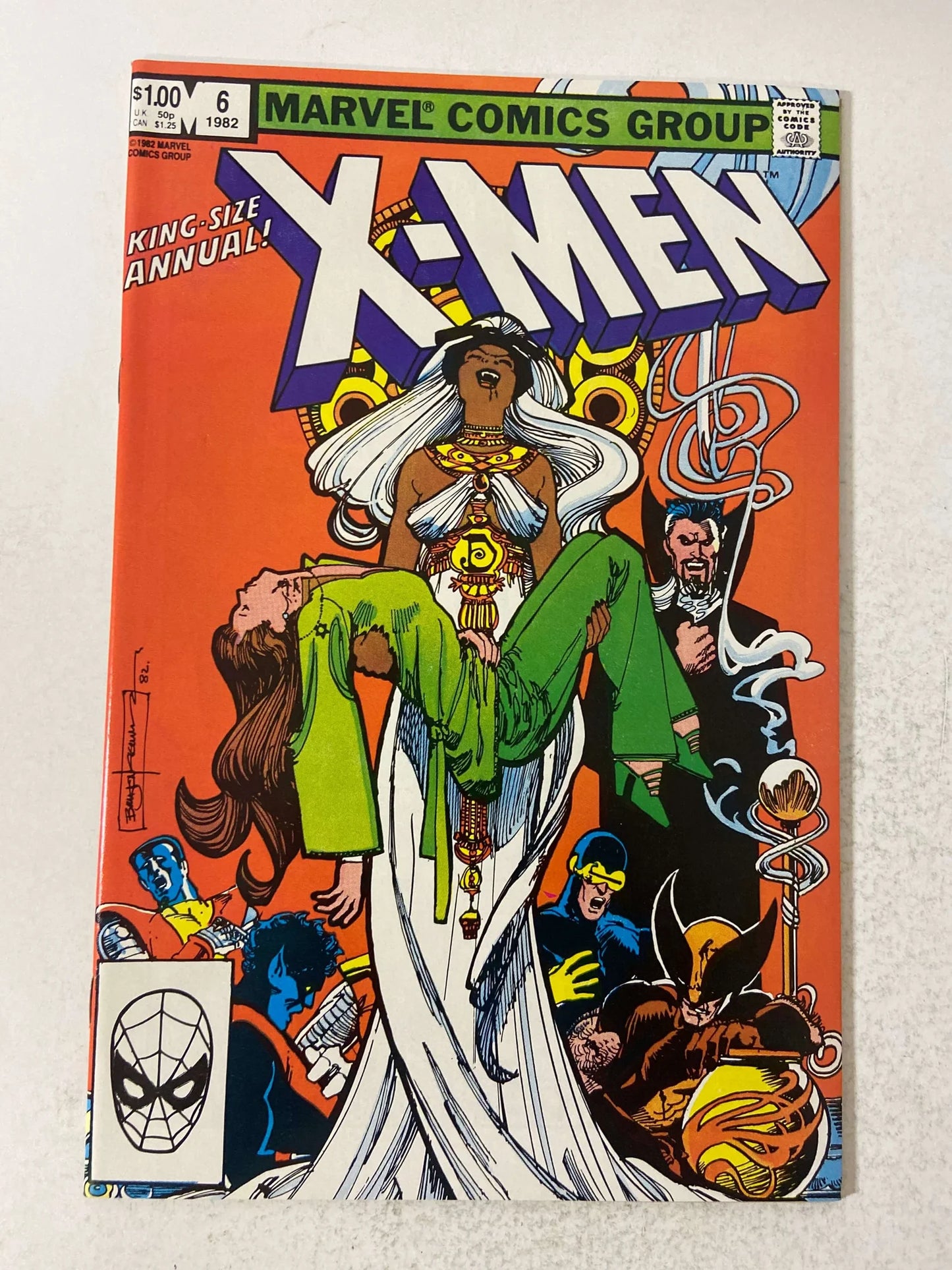 X-MEN ANNUAL #6 NM- 1982 Bill Sienkiewicz Cover