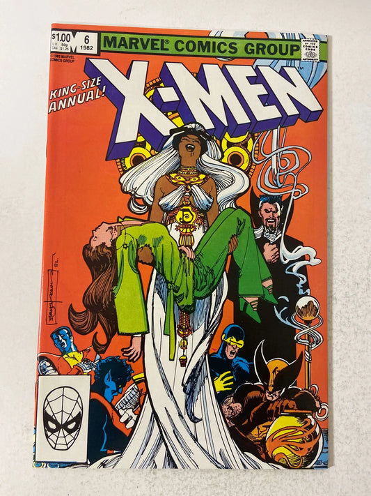 X-MEN ANNUAL #6 NM- 1982 Bill Sienkiewicz Cover