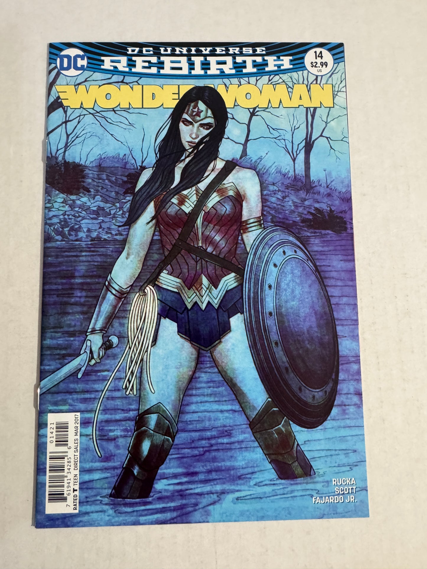 WONDER WOMAN #14 Vol 5 VF/NM Jenny Frison Variant