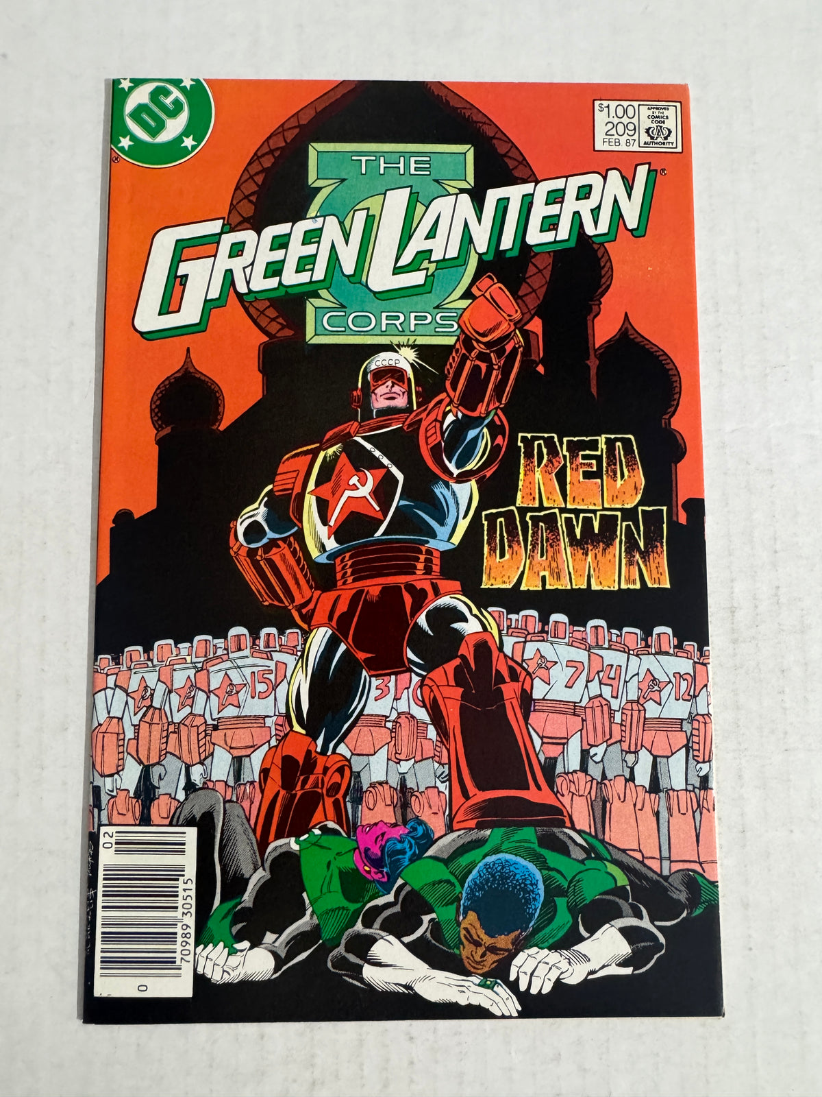 GREEN LANTERN CORPS #209 NM- CANADIAN PRICE VARIANT