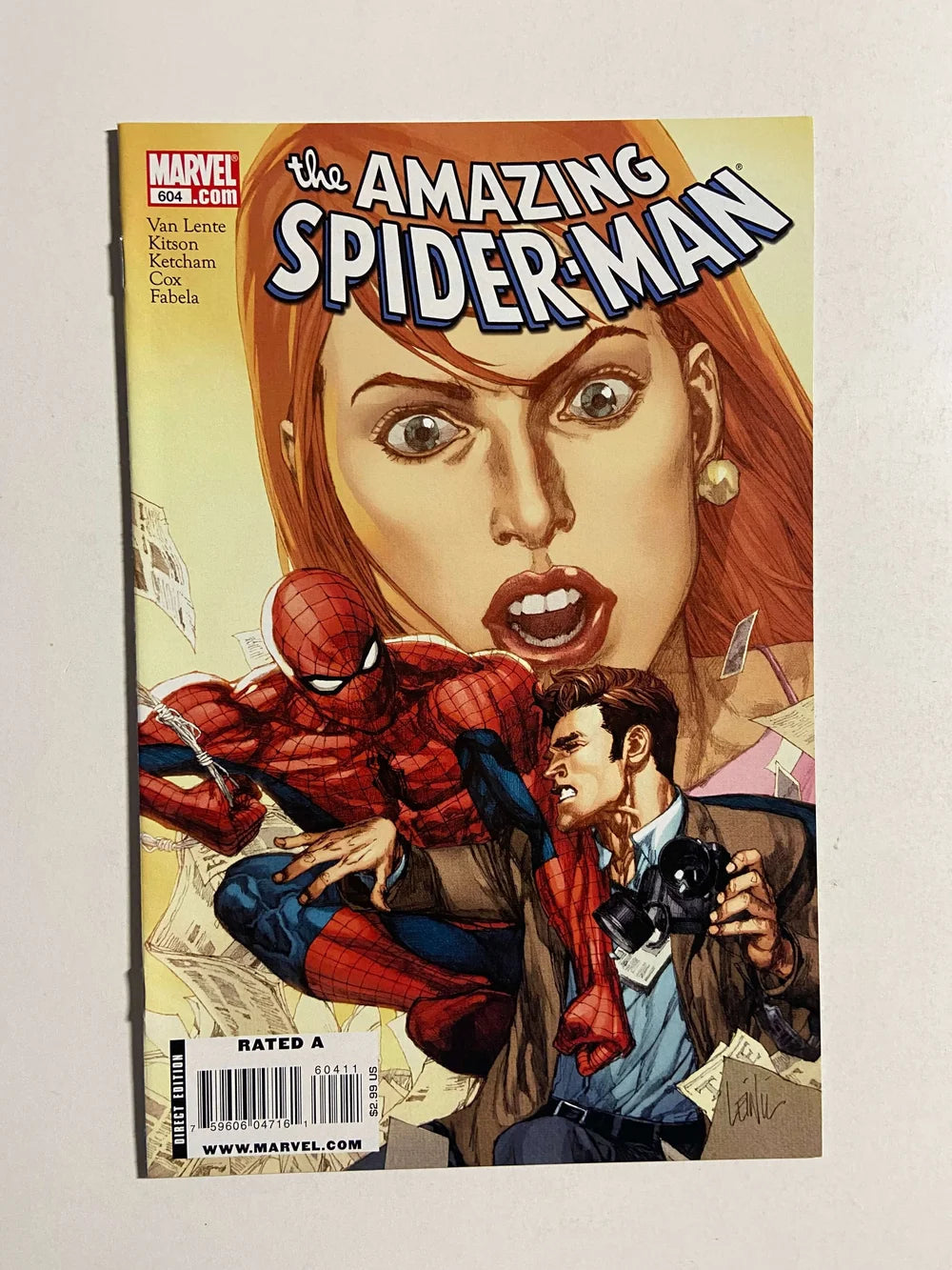 AMAZING SPIDER-MAN #604 NM Leinil Yu Cover