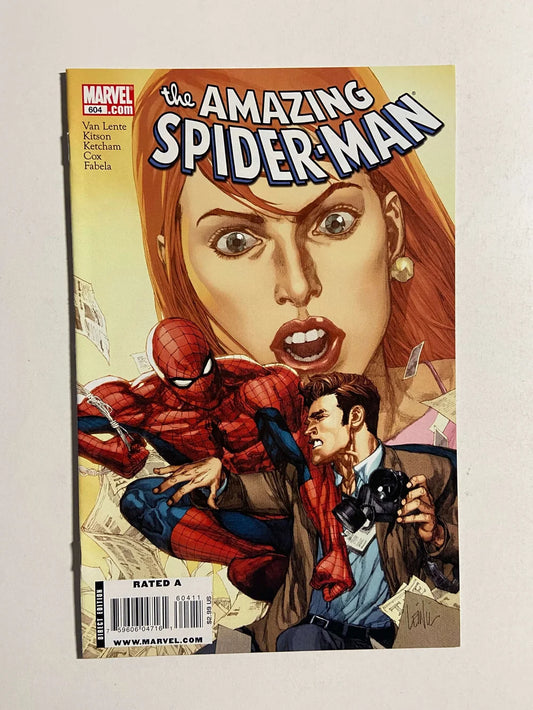 AMAZING SPIDER-MAN #604 NM Leinil Yu Cover