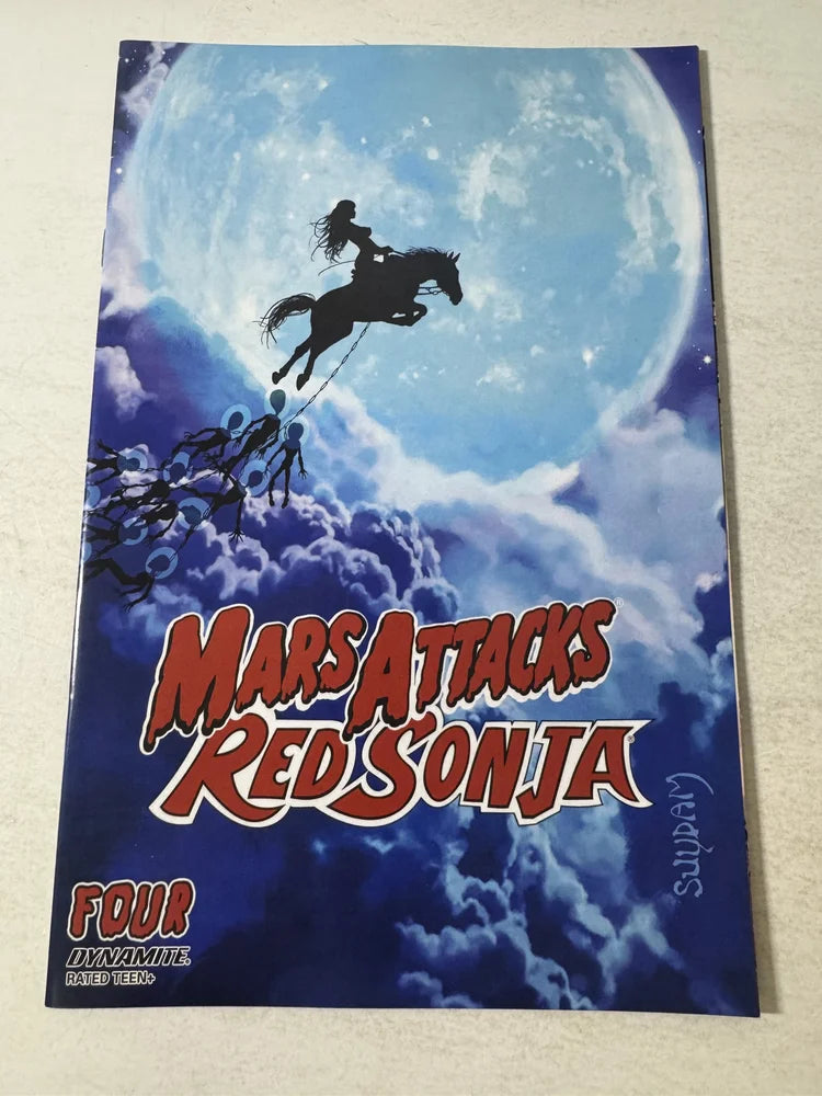 MARS ATTACKS RED SONJA #4 NM Arthur Suydam Cover