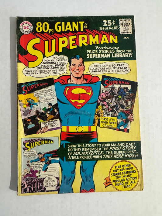 SUPERMAN #183 VG
