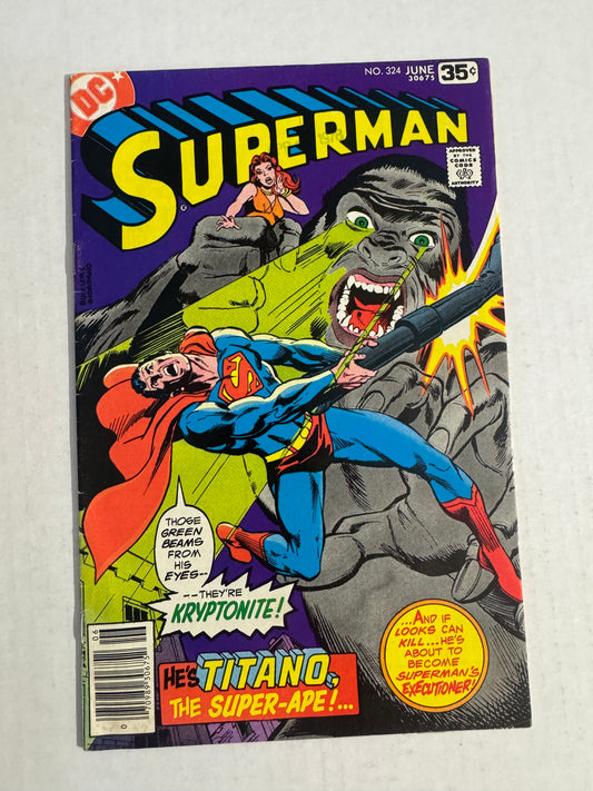 SUPERMAN #324 VG/FN