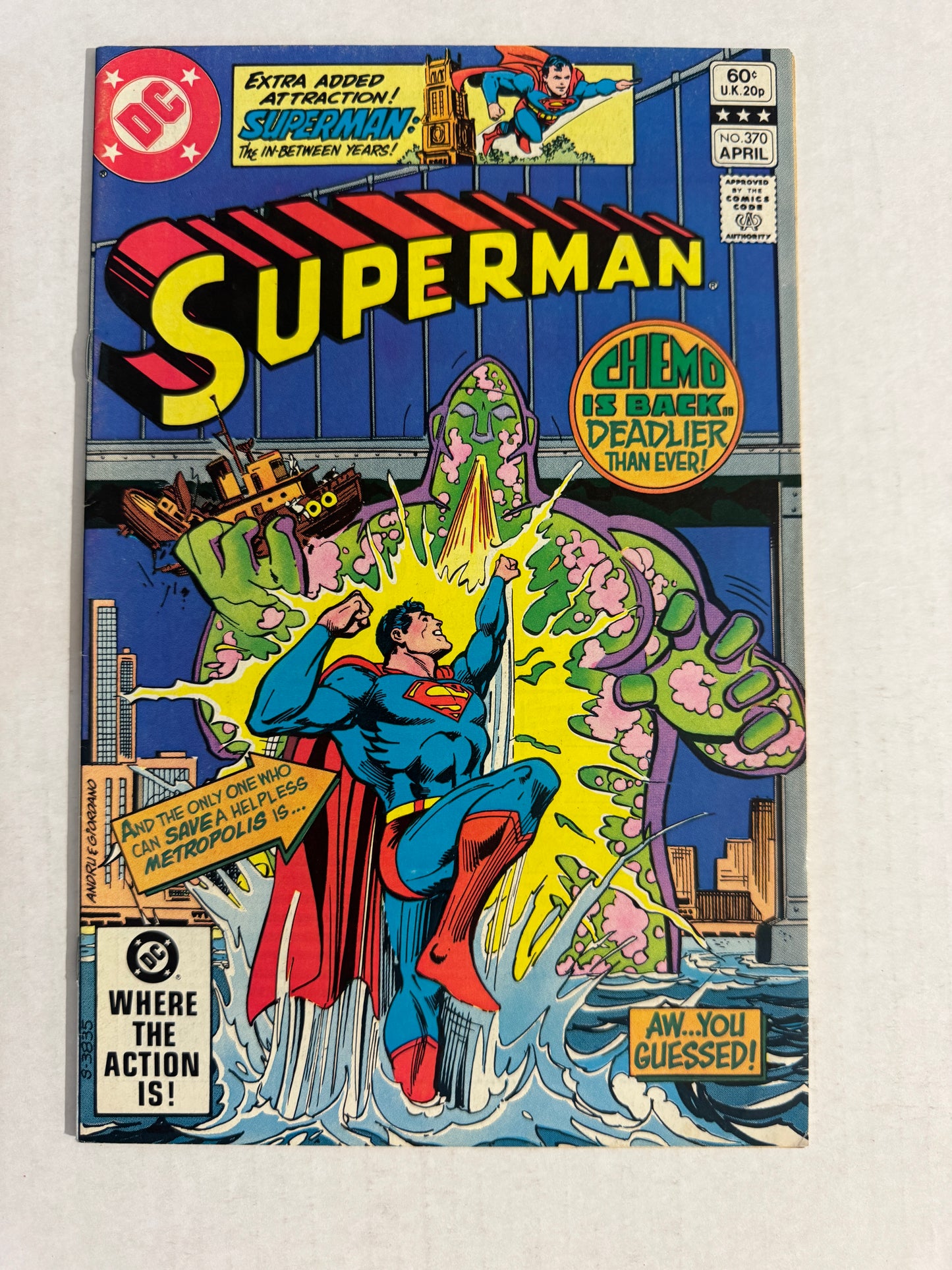 SUPERMAN #370 VF+