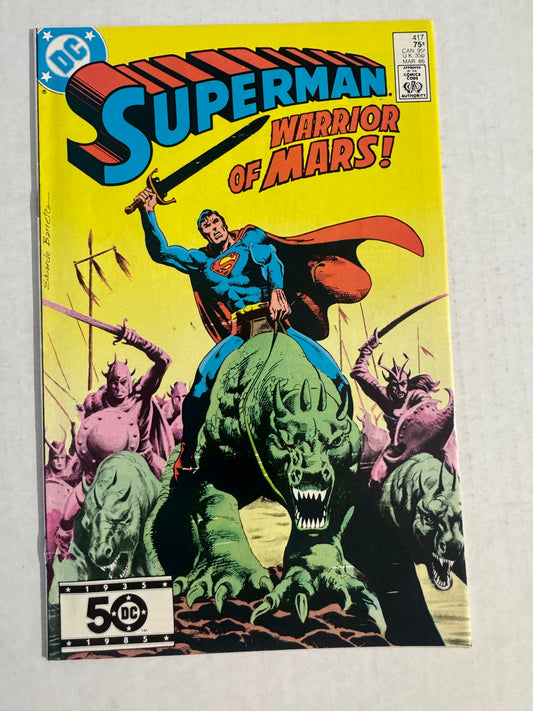 SUPERMAN #417 VF+