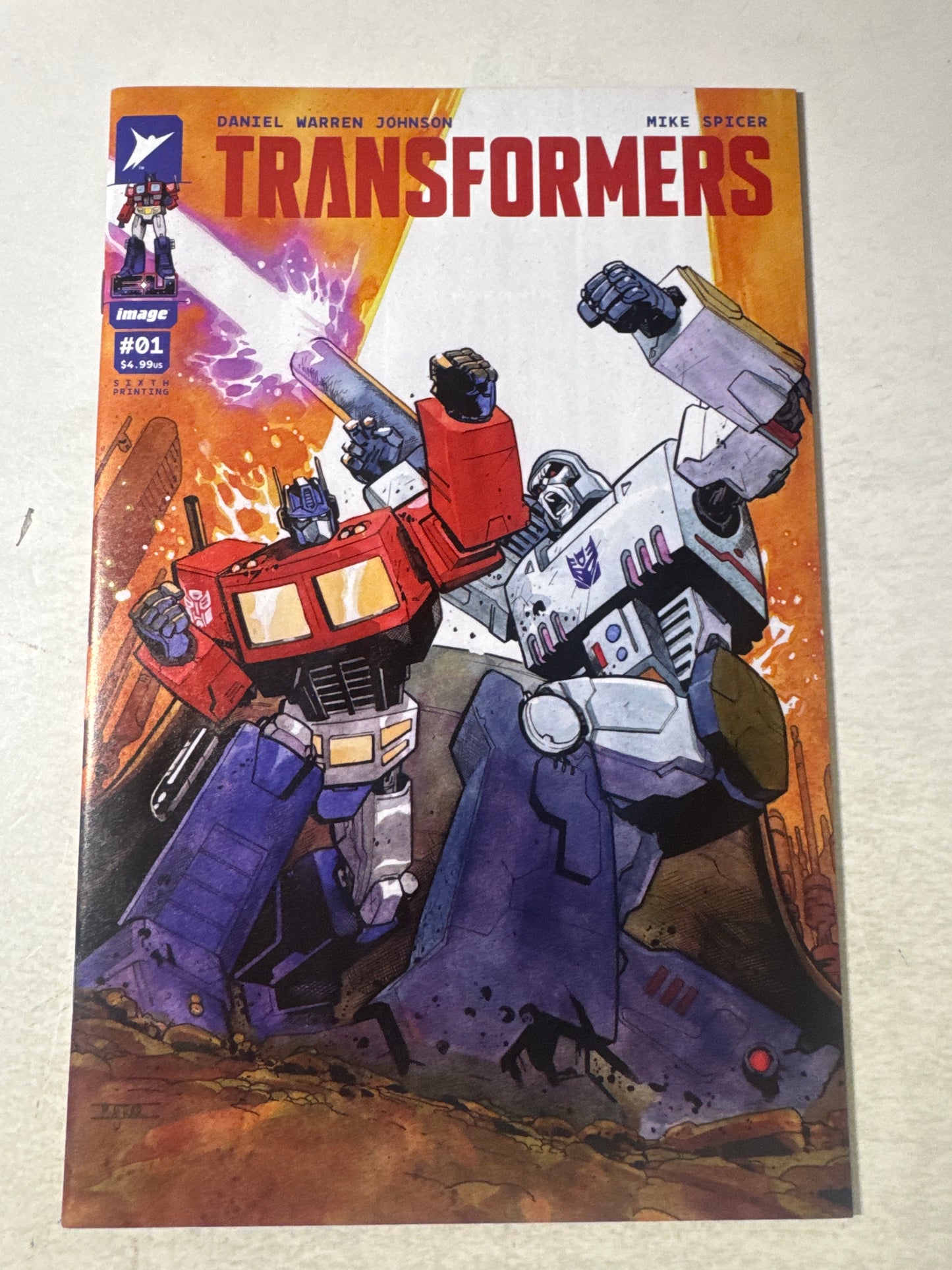 TRANSFORMERS #1 NM 6th Print Variant