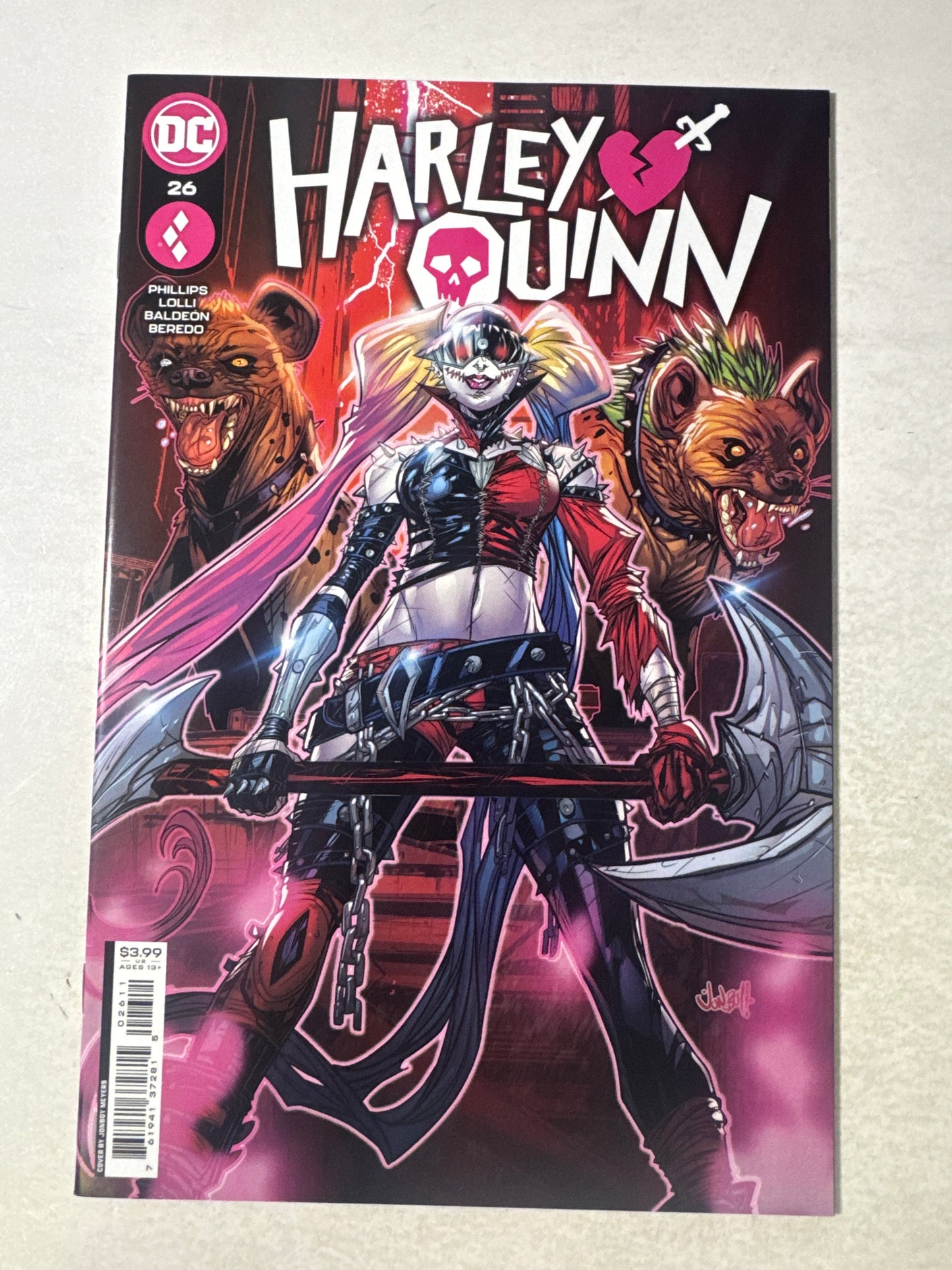HARLEY QUINN #26 Vol 4 NM Jonboy Meyers Cover