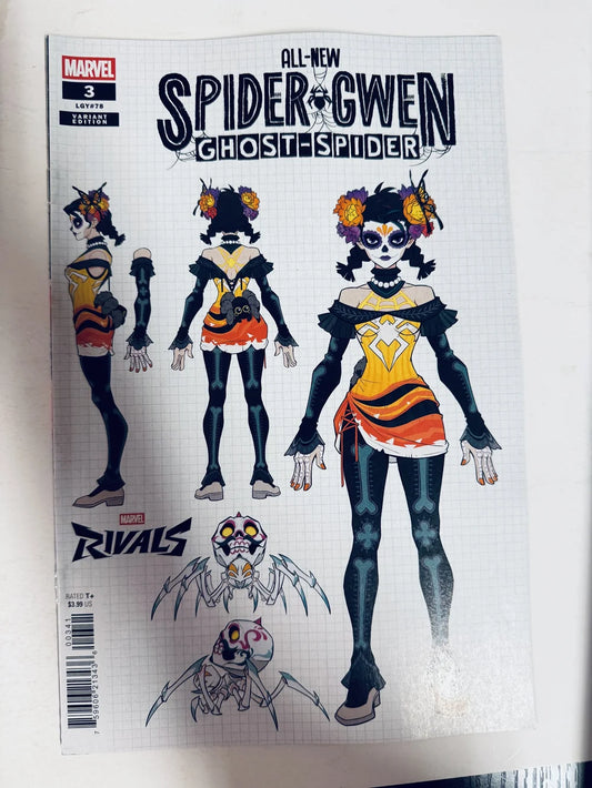 ALL-NEW SPIDER-GWEN GHOST-SPIDER #3 NM Marvel Rivals Design Variant