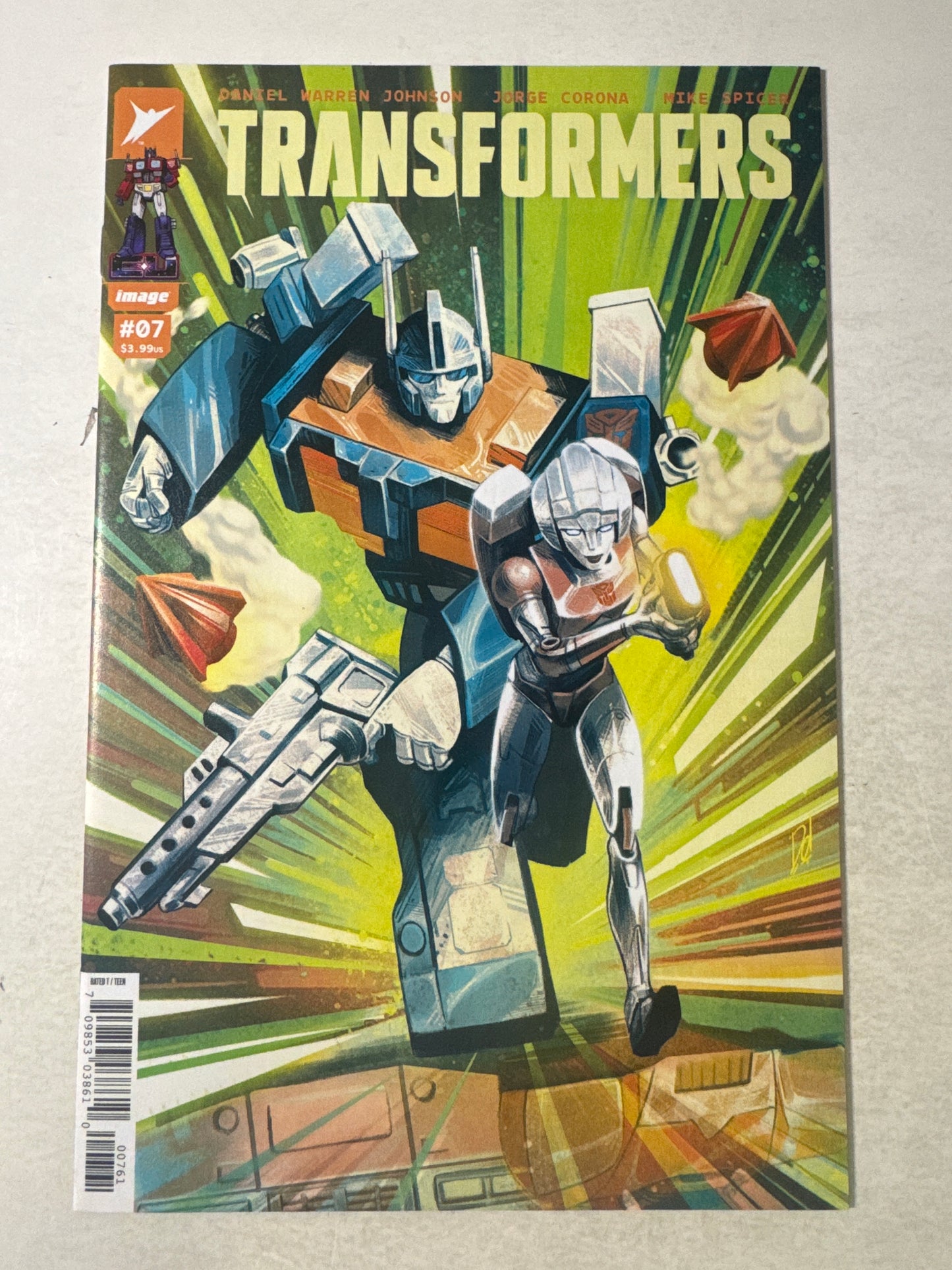 TRANSFORMERS #7 NM 1:100 Mike Del Mundo Variant