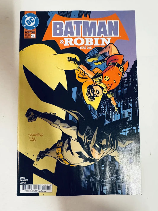 BATMAN & ROBIN YEAR ONE #12 NM Chris Samnee Cover