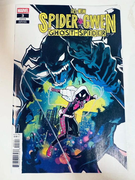 ALL-NEW SPIDER-GWEN GHOST-SPIDER #3 NM 1:25 Villa Variant