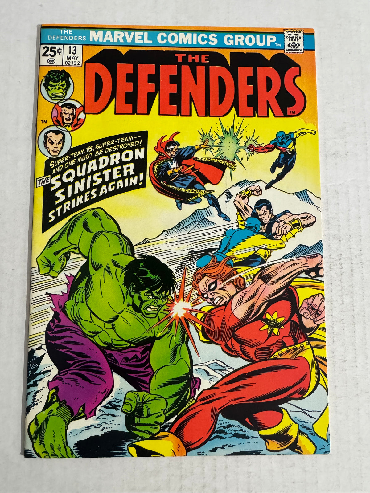 DEFENDERS #13 VF 1ST APPEARANCE