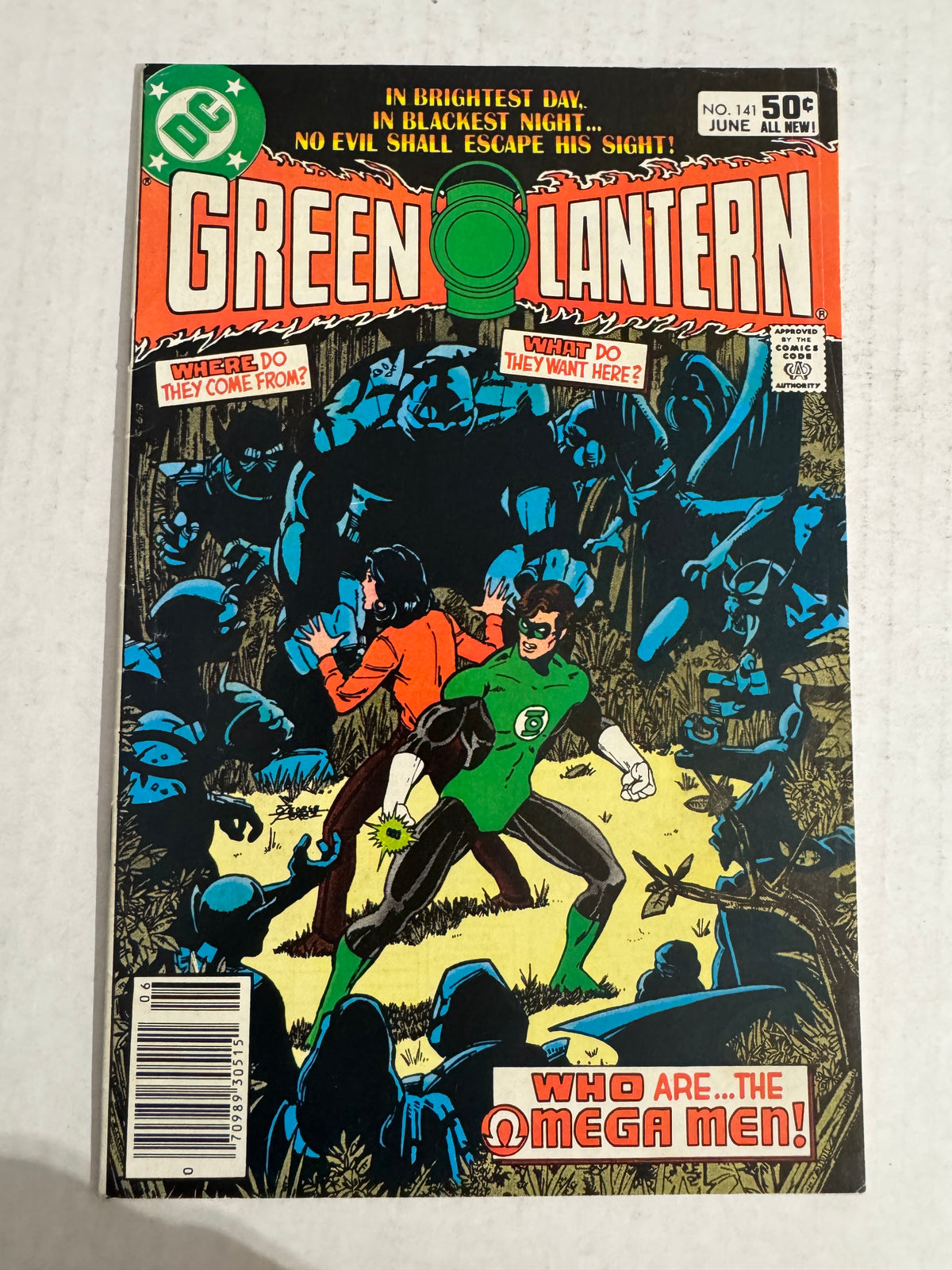 GREEN LANTERN #141 VF- NEWSSTAND 1ST APPEARANCE