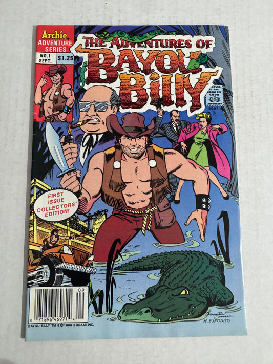 ADVENTURES OF BAYOU BILLY #1 VF+ CANADIAN PRICE VARIANT