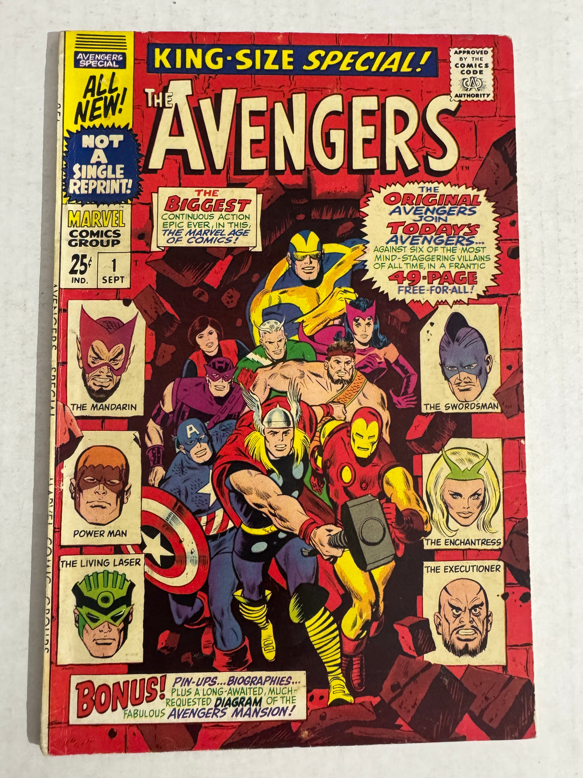 AVENGERS KING-SIZE SPECIAL #1 (Annual) VG+