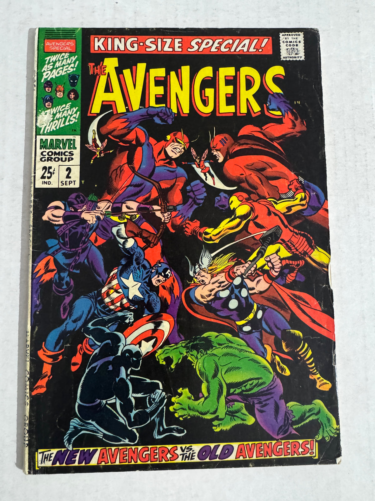 AVENGERS KING-SIZE SPECIAL #2 (Annual) VG-