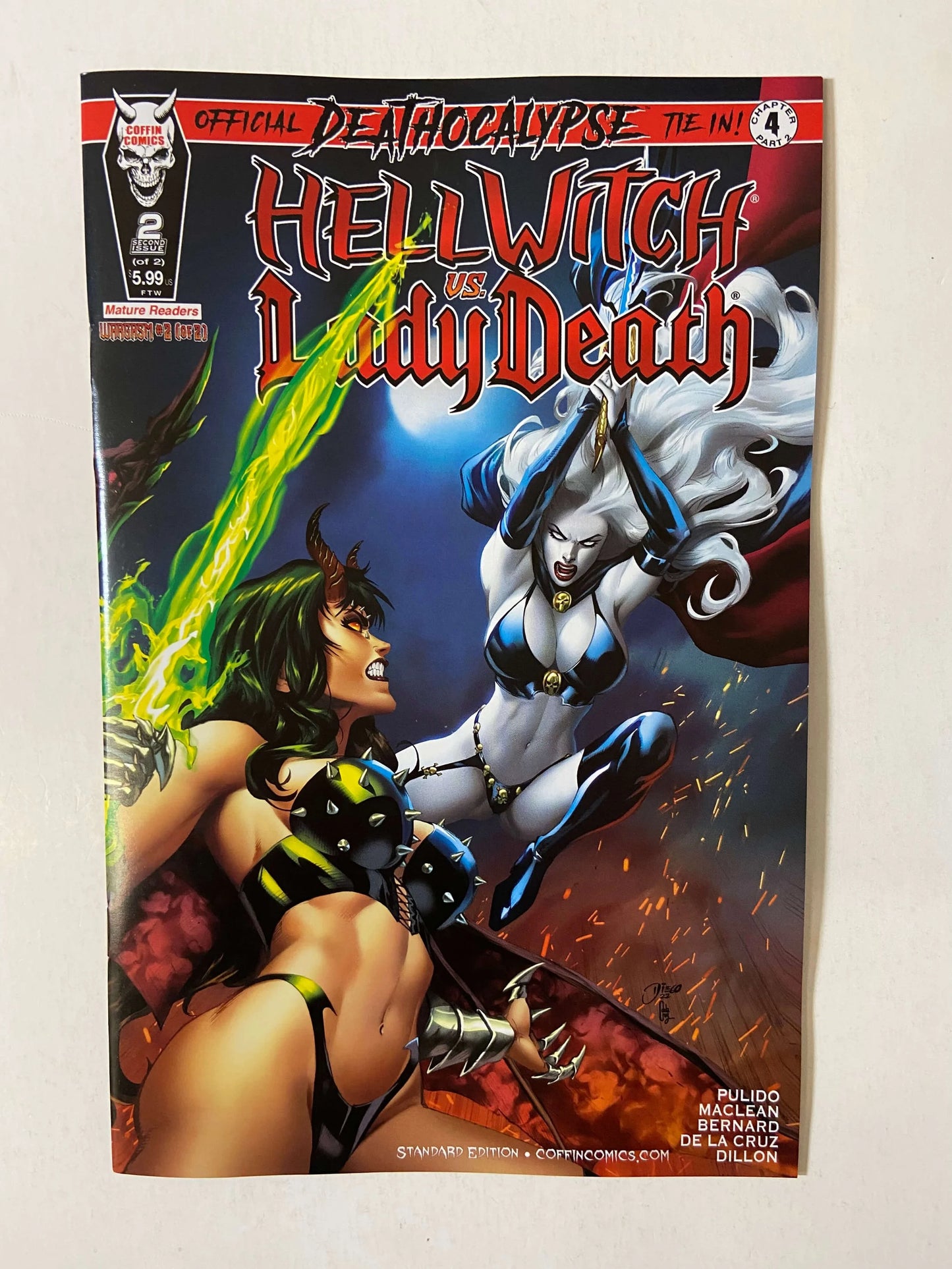 HELLWITCH VS LADY DEATH Wargasm #2 NM