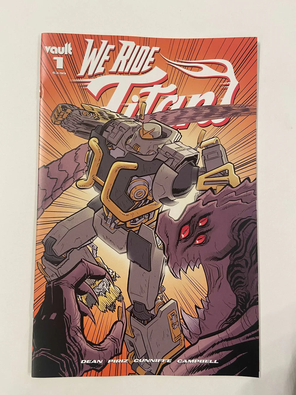 WE RIDE TITANS #1 NM 1:50 Wilson IV Variant