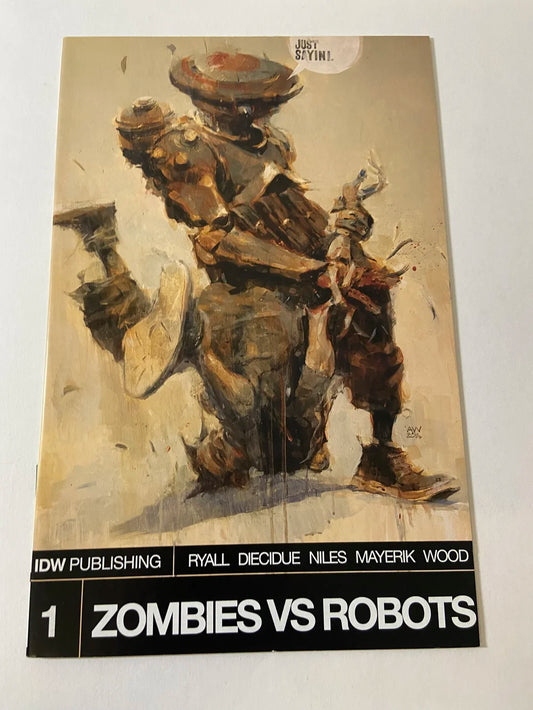 ZOMBIES VS ROBOTS #1 Vol 2 VF Ashley Wood Cover