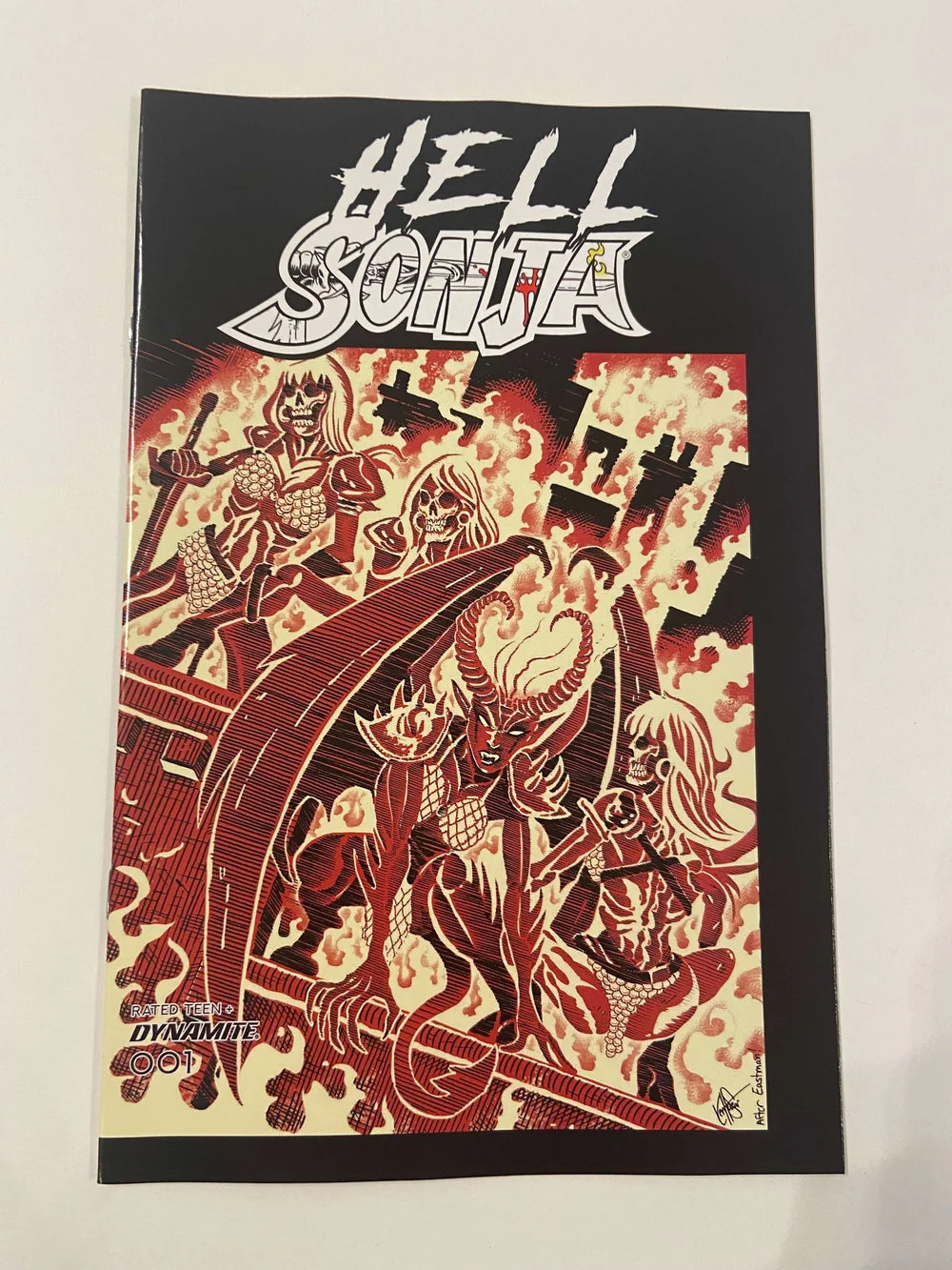 HELL SONJA #1 NM TMNT Homage Variant