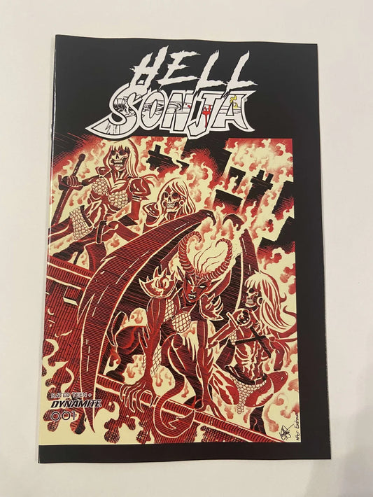 HELL SONJA #1 NM TMNT Homage Variant