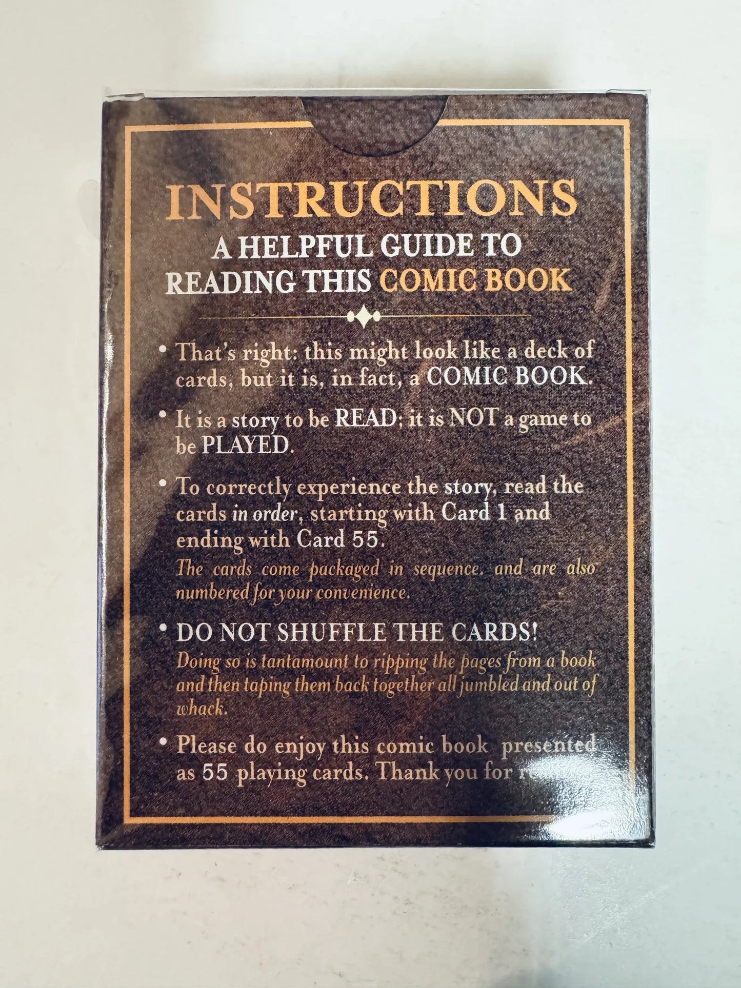 ICE CREAM MAN The Mortal Coil Shuffle Card Deck