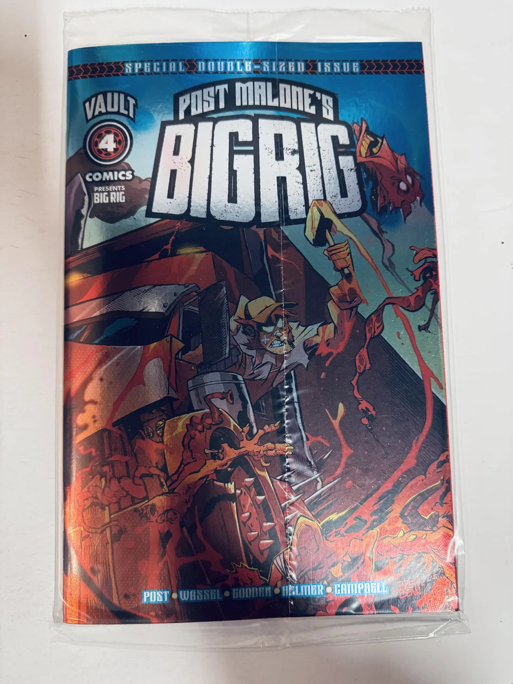 POST MALONE'S BIG RIG #4 NM Brett Bean Foil  Variant