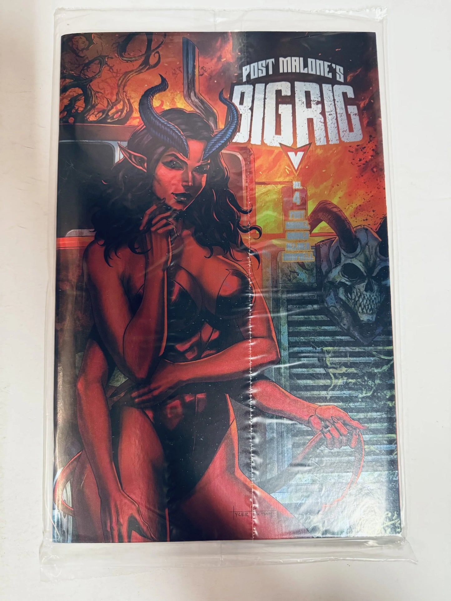 POST MALONE'S BIG RIG #4 NM Tyler Kirkham Foil  Variant