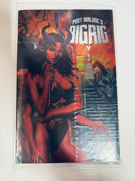 POST MALONE'S BIG RIG #4 NM Tyler Kirkham Foil  Variant