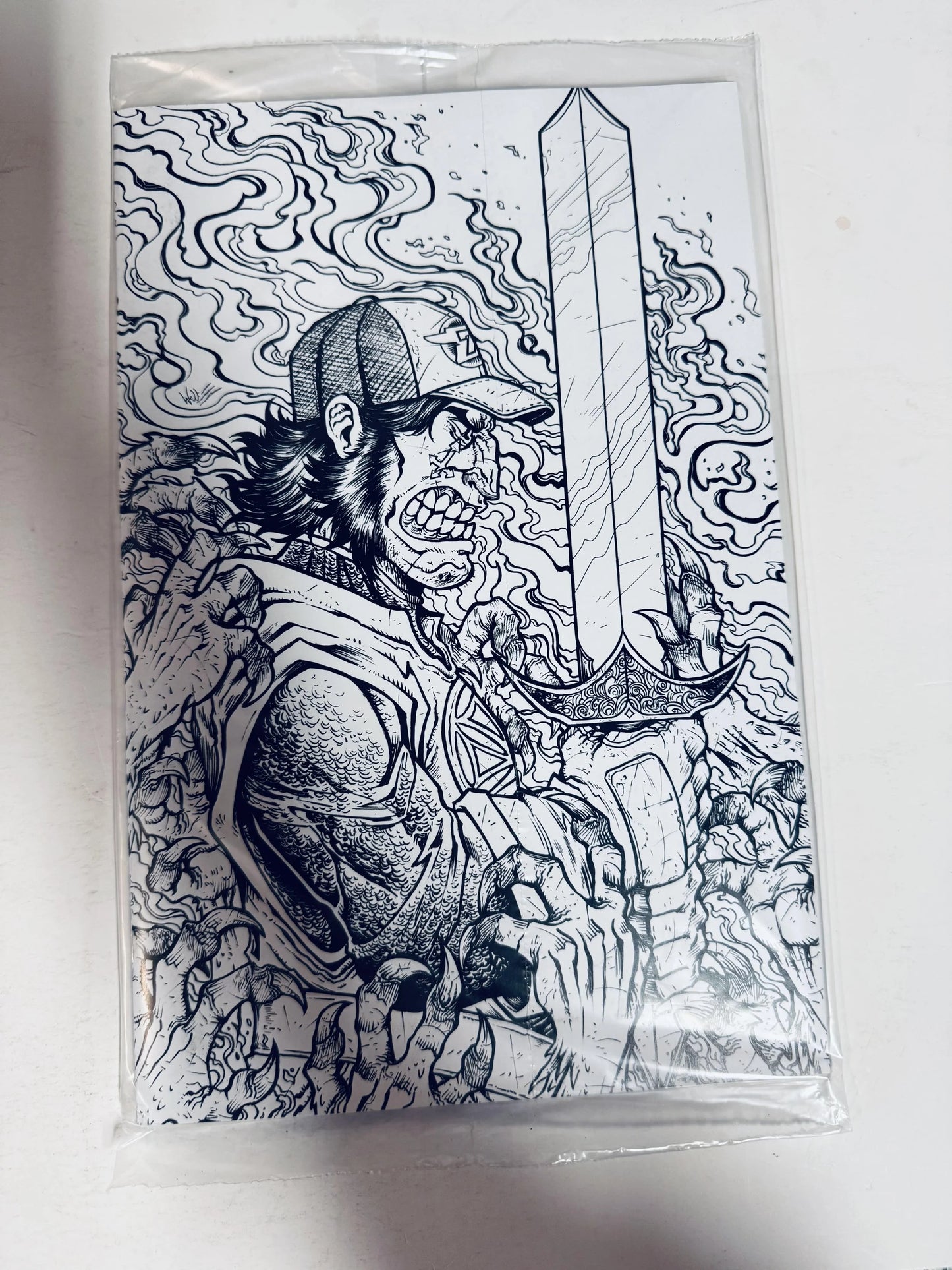 POST MALONE'S BIG RIG #4 NM 1:25 Maria Wolf B/W Variant