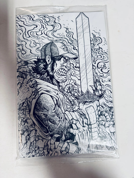 POST MALONE'S BIG RIG #4 NM 1:25 Maria Wolf B/W Variant